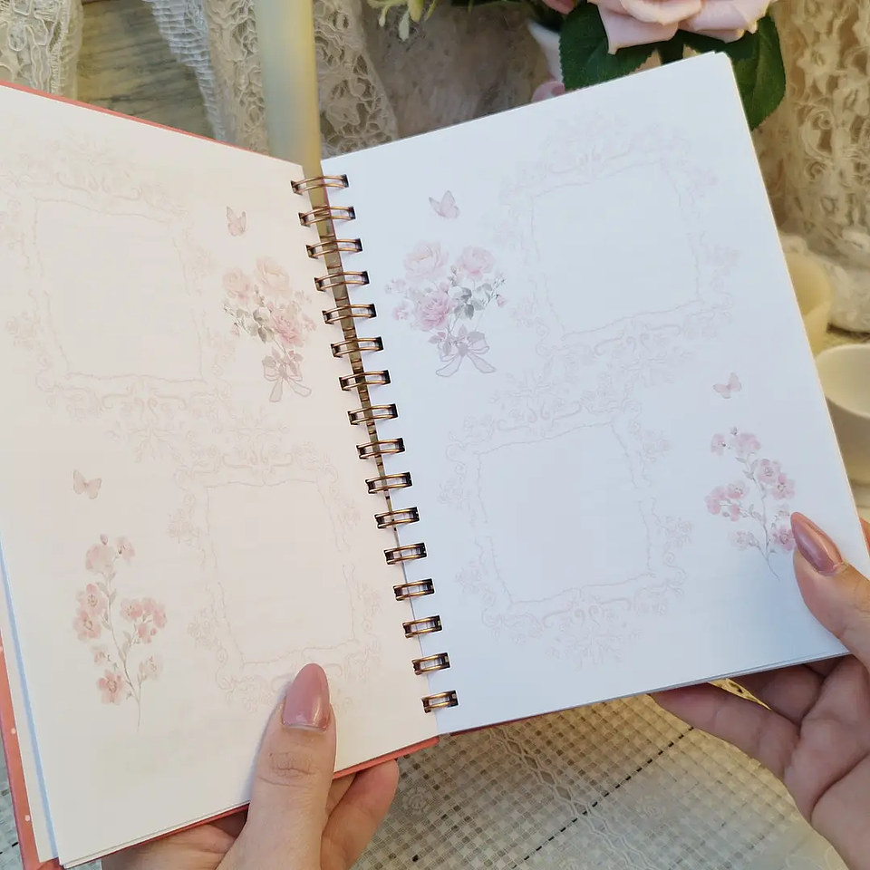 Arquivo Diario Coleção Laços e Rosas Wireo 8