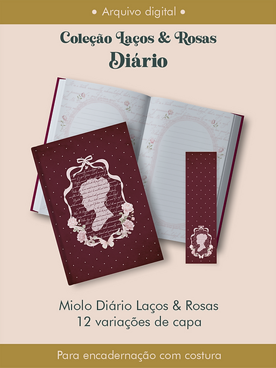 Arquivo Diario Coleção Laços e Rosas Costura 1