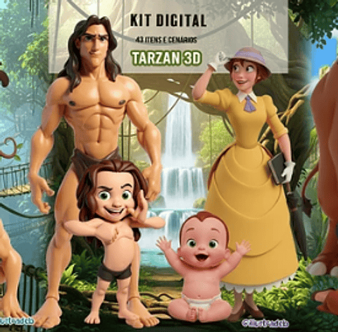 Kit Digital Tarzan 3D