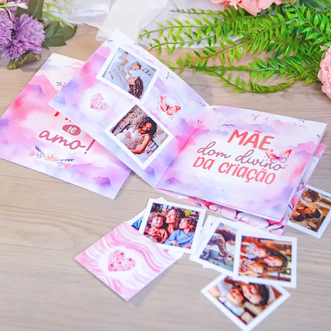 Arquivo Dia das Mães Álbum de Figurinhas Brochurinha