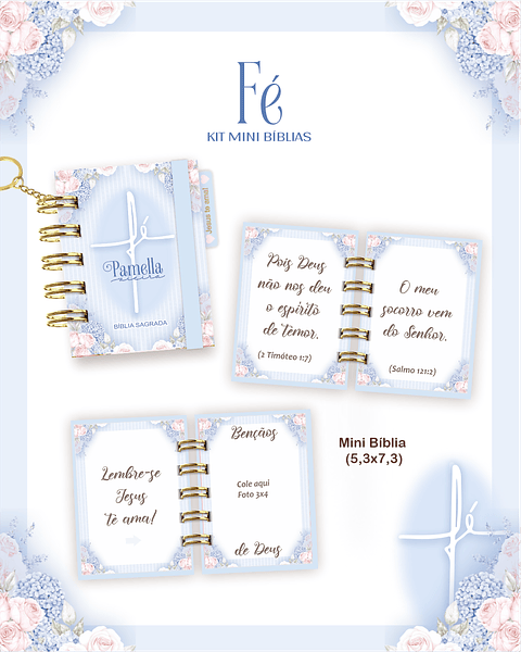 Arquivo Kit Mini Bíblia Fé
