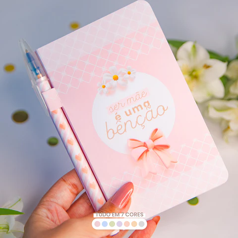 Arquivo Dia das Mães Bloquinho A7 com capa