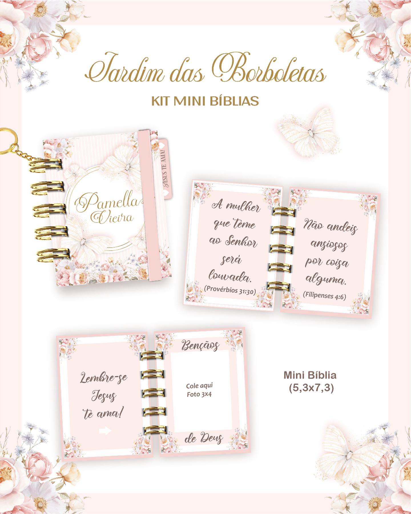 Arquivo Kit Mini Bíblia Jardim das Borboletas 1
