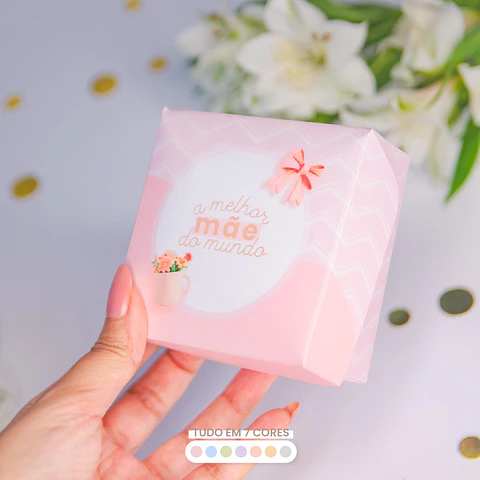 Arquivo Dia das Mães Caixinha Sabonete ou Doces