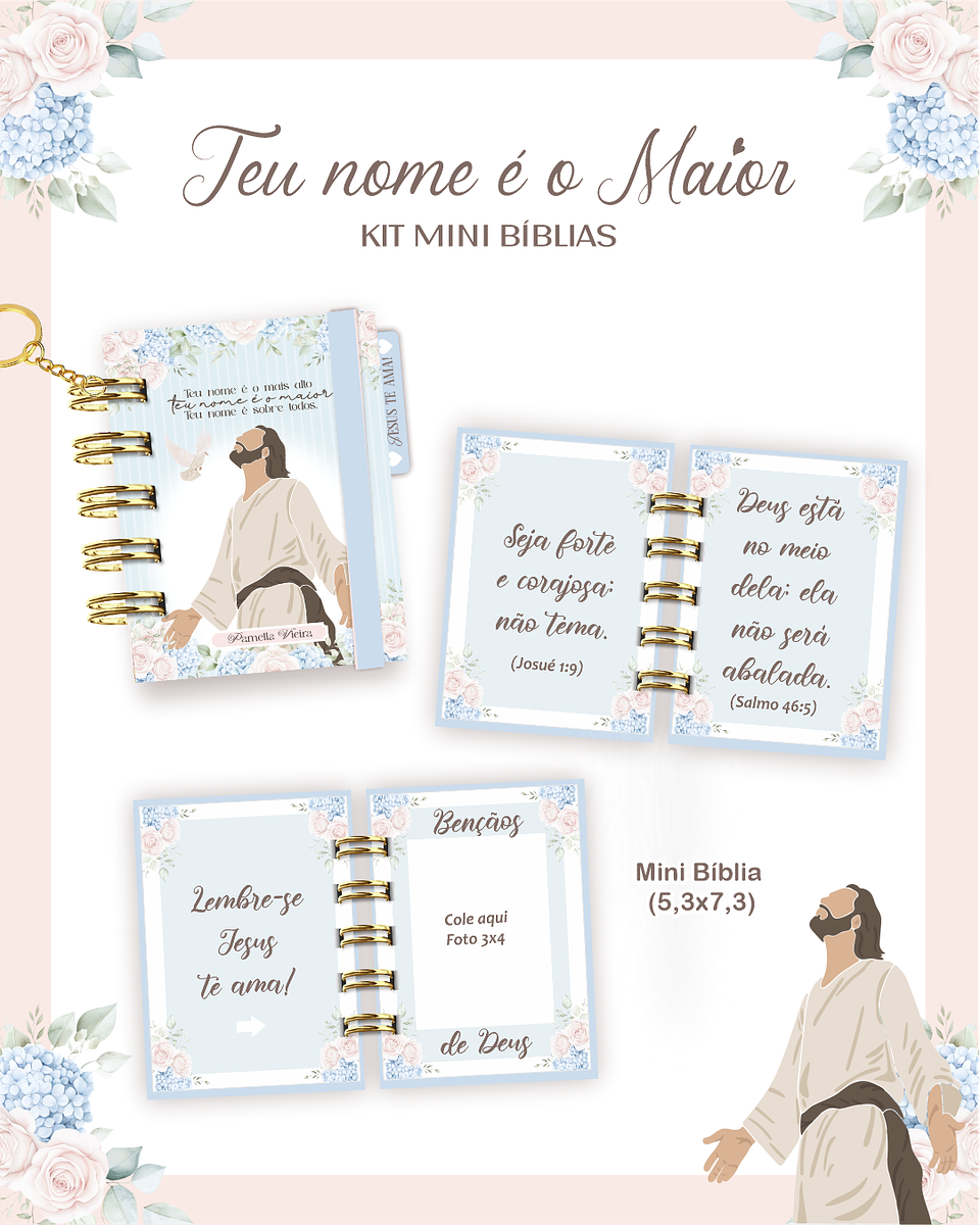 Arquivo Kit Mini Bíblia Teu Nome é o Maior 1