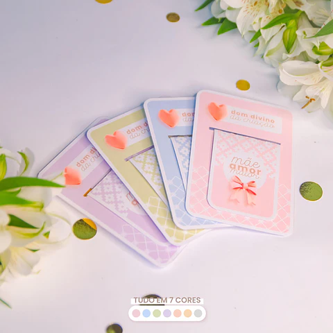 Arquivo Dia das Mães Marca Páginas Magnético