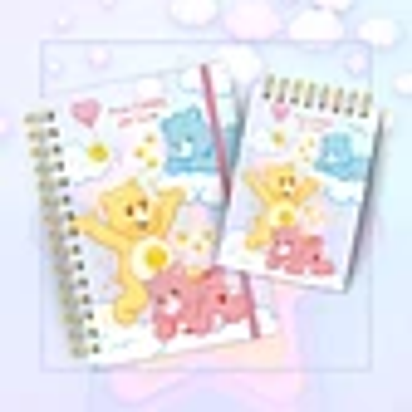 Arquivo Caderno Pautado A5 + Bloquinho A6 - Ursinhos Carinhosos 2