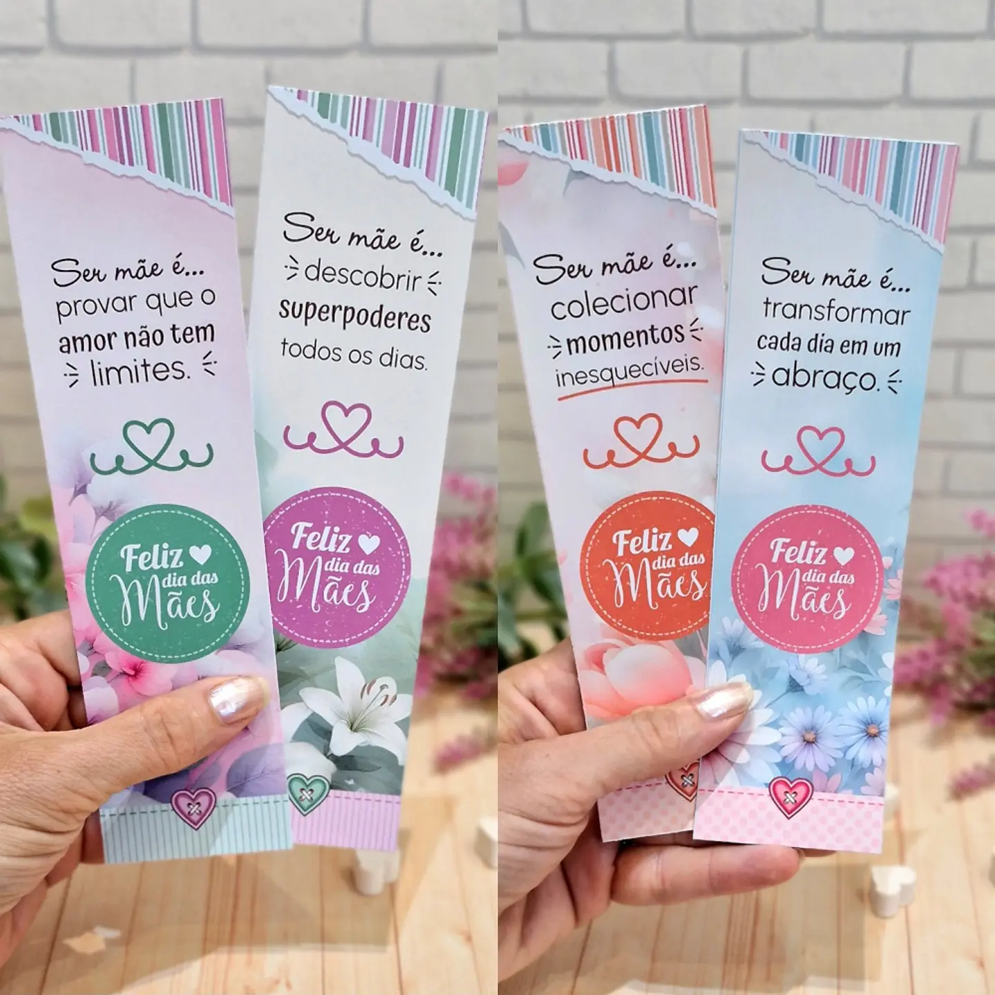 Arquivo de Corte Dia das Mães Marcador de Paginas 1