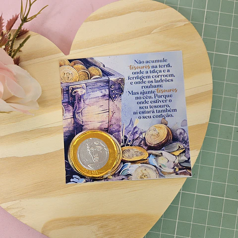 Arquivo de Corte Card Moeda