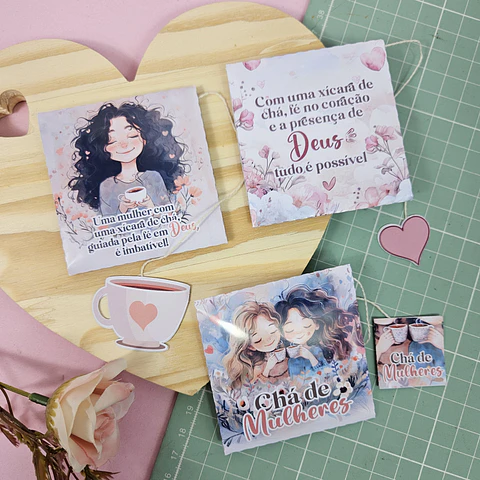 Arquivo de Corte Envelope Chá