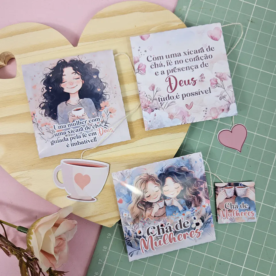 Arquivo de Corte Envelope Chá 1