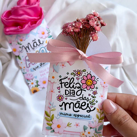 Arquivo Dia das Mães Card com Bolso