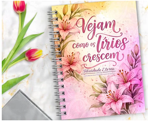 Arquivo Caderno de Anotações Congresso Feminino 2026