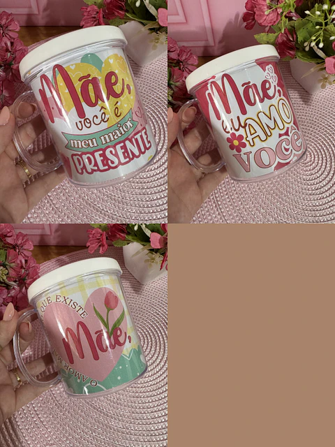 Arquivo Dia das Mães Caneca Acrilica