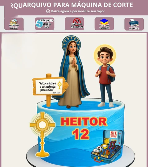 Arquivo Topo de Bolo Carlo Acutis