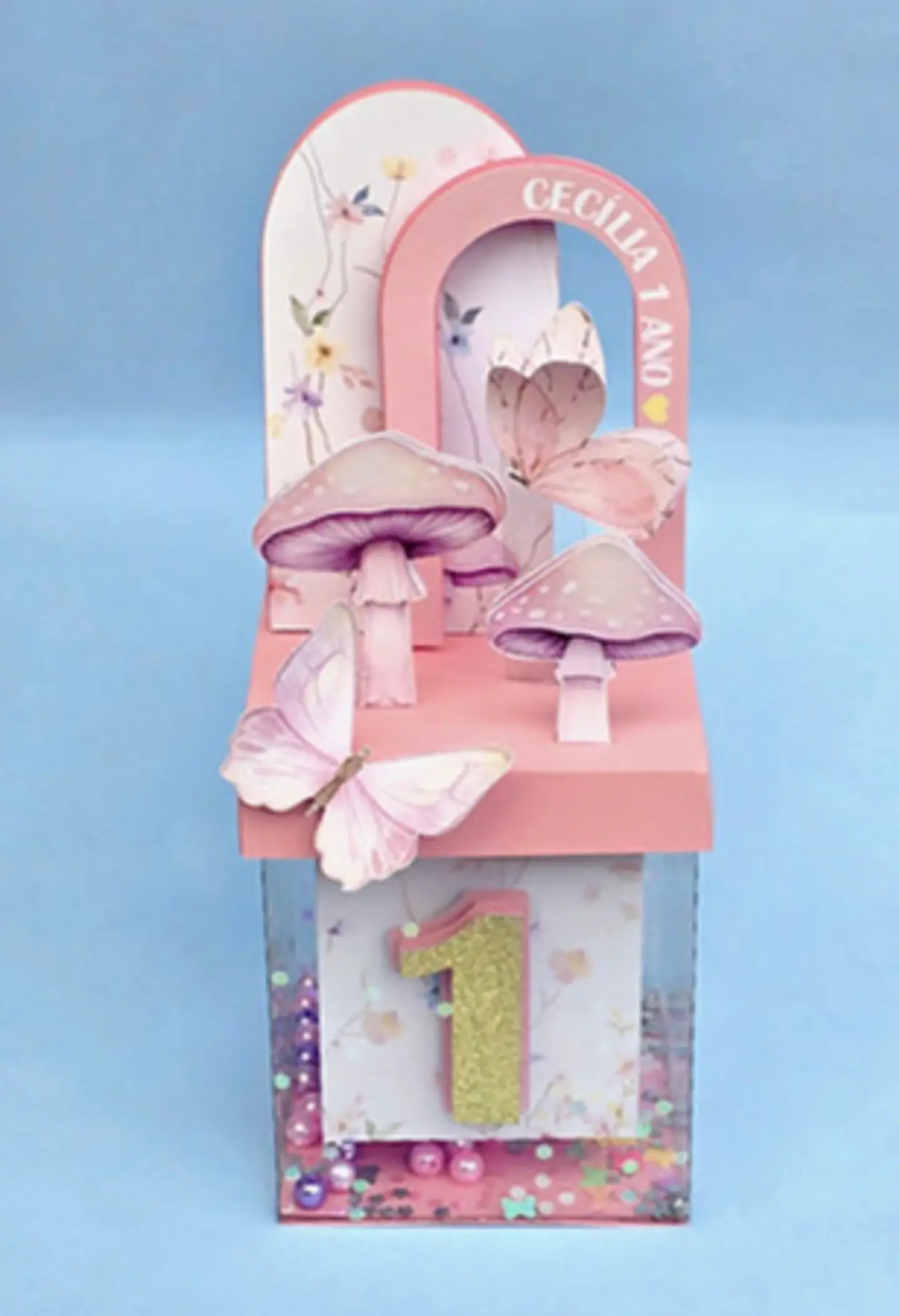 Arquivo de Corte Caixa Acetato Cenario Jardim 1