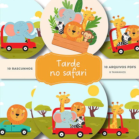 Kit digital Tarde no Safari