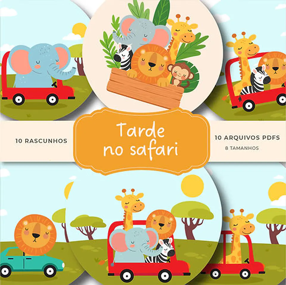 Kit digital Tarde no Safari 1