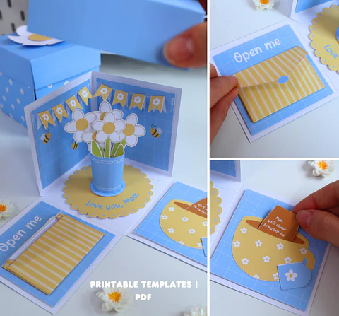 Arquivo Dia das Mães Caixa Explosão Margaridas