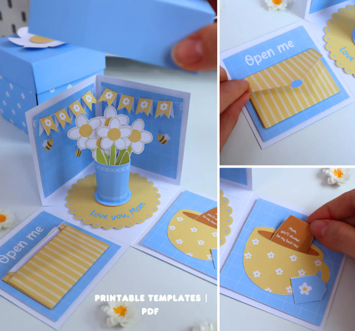 Arquivo Dia das Mães Caixa Explosão Margaridas 1