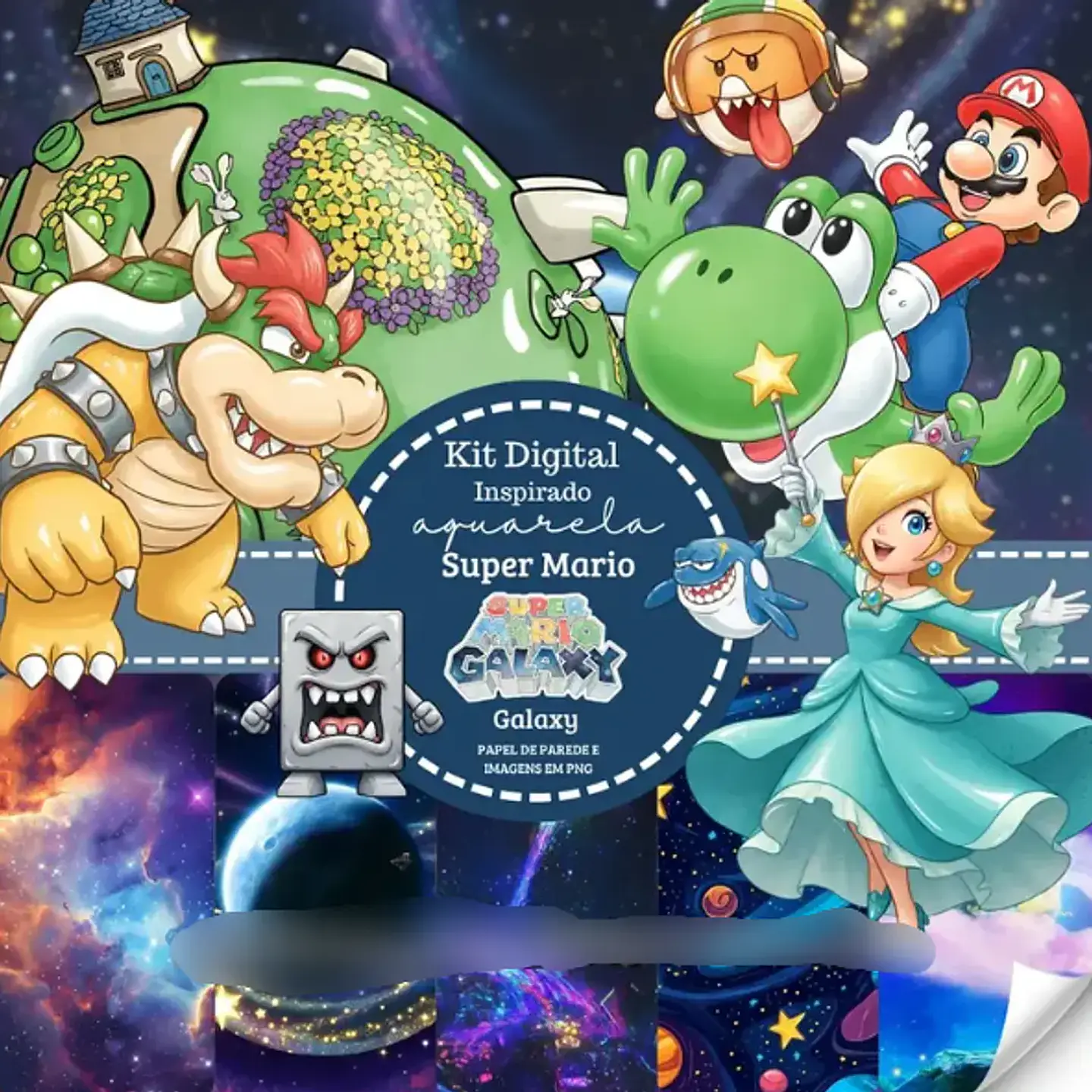 Kit Digital Super Mário Galaxy 1