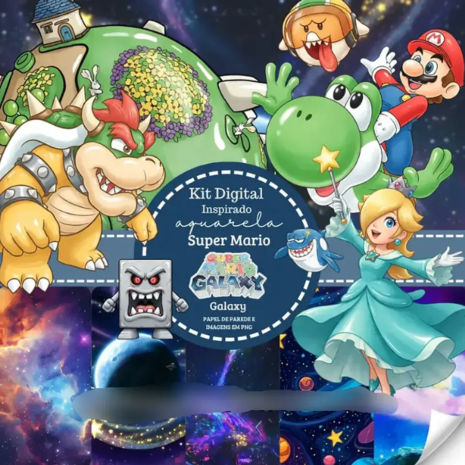 Kit Digital Super Mário Galaxy 1