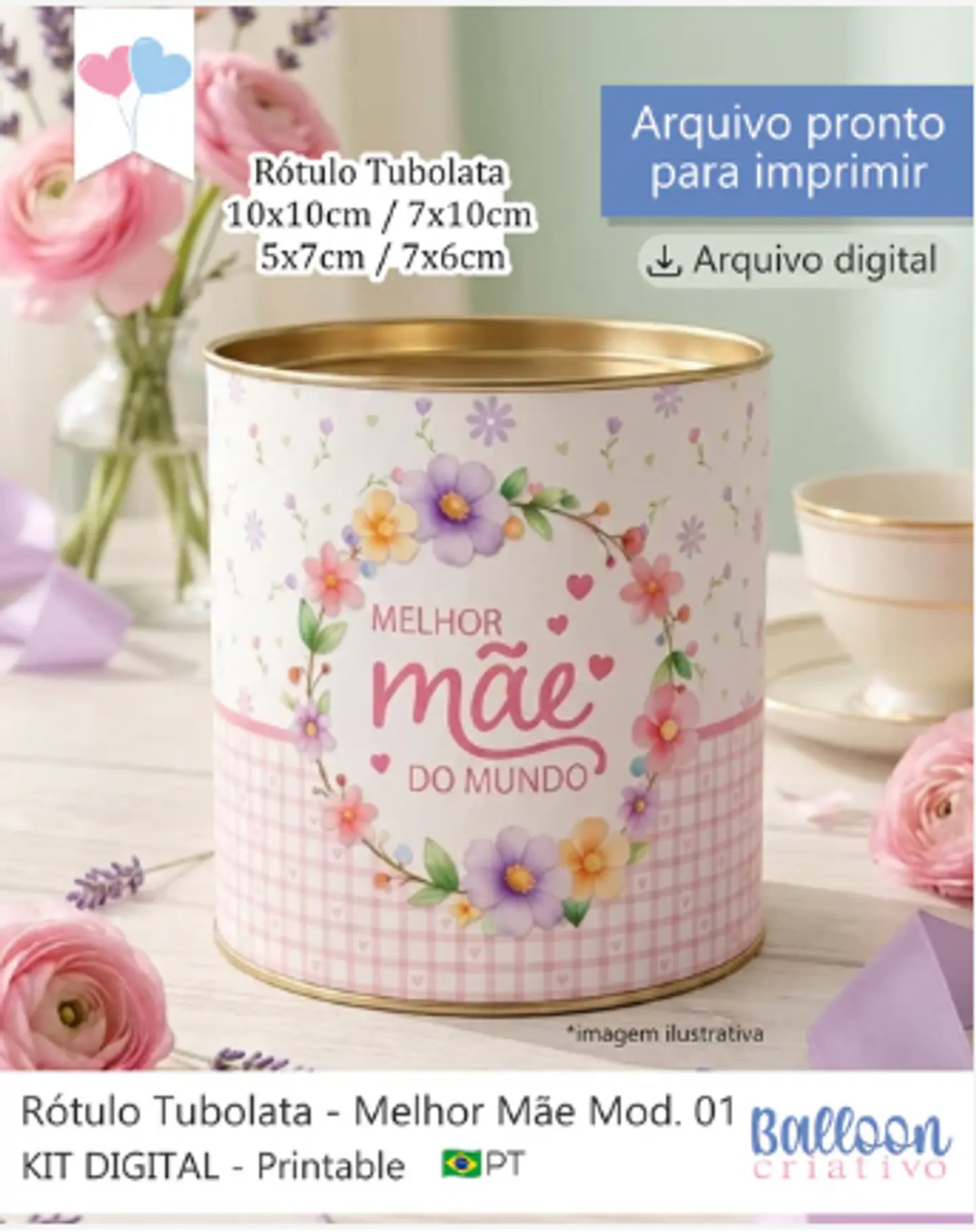 Arquivo Dia das Mães Kit Tubolata-Melhor Mãe do Mundo 1