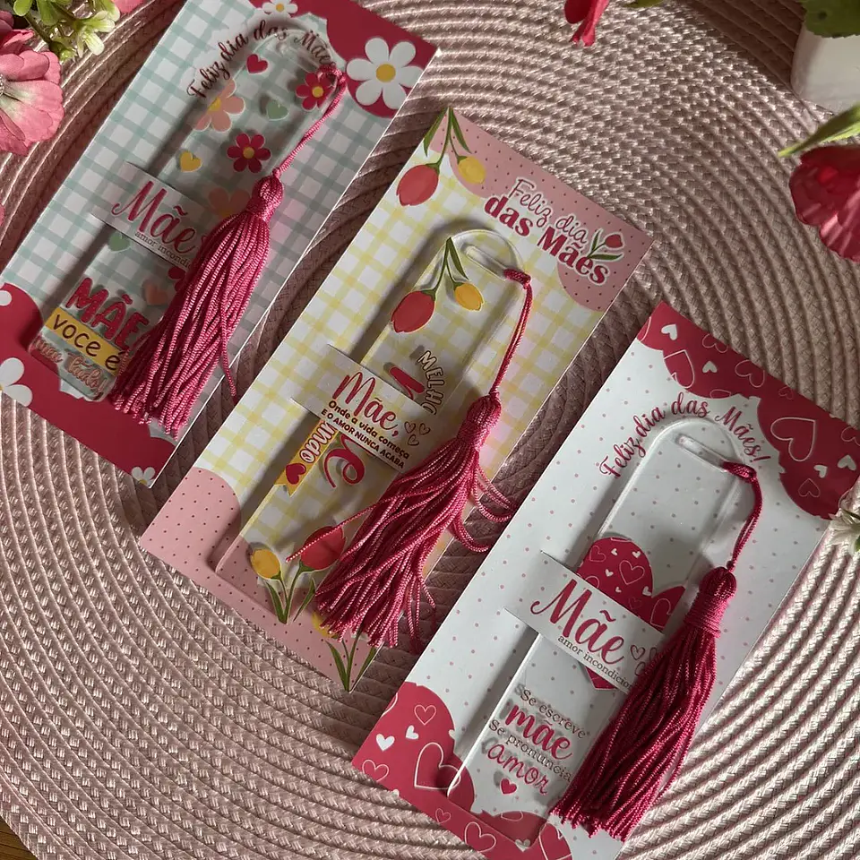 Arquivo Dia das Mães Card Marca Página Acrílico 1