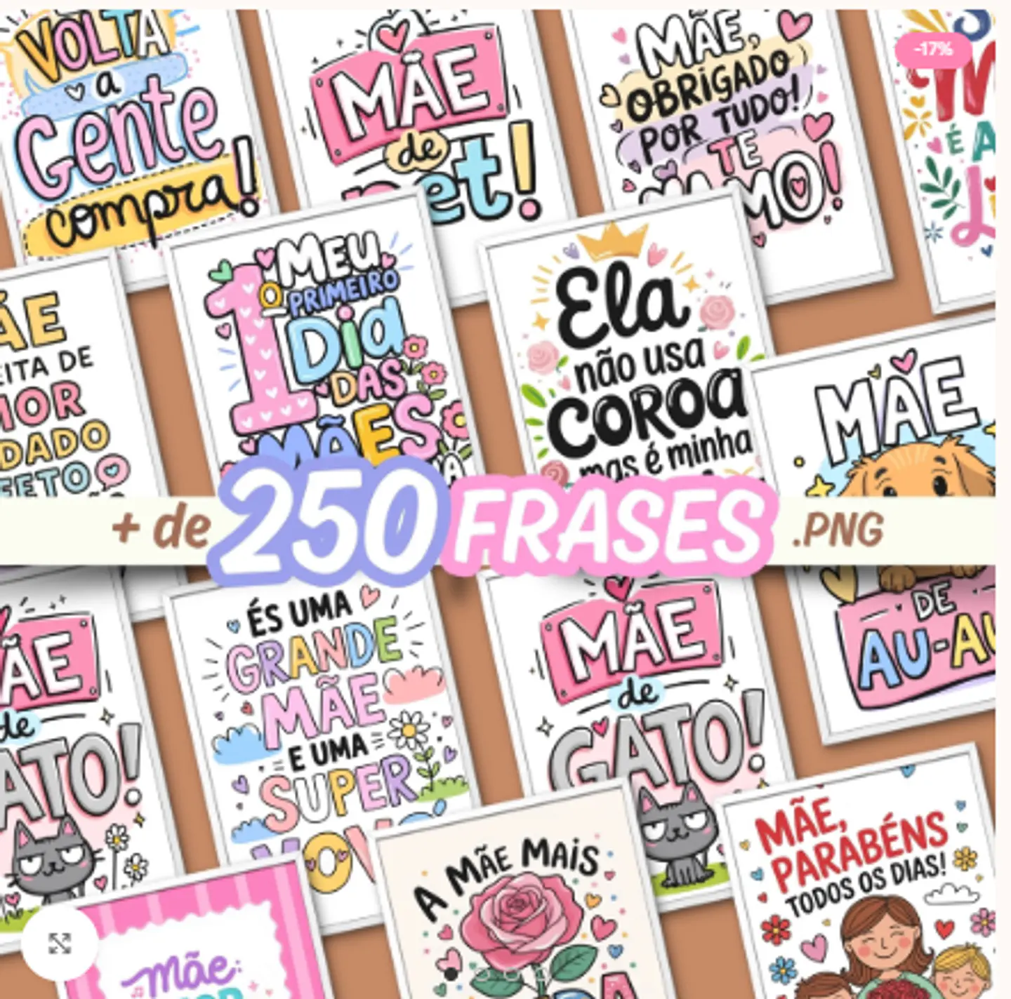 Kit Digital Mãe 250 Frases 1