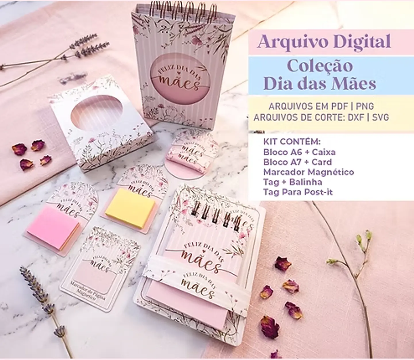 Arquivo Dia das Mães Kit Floral 1