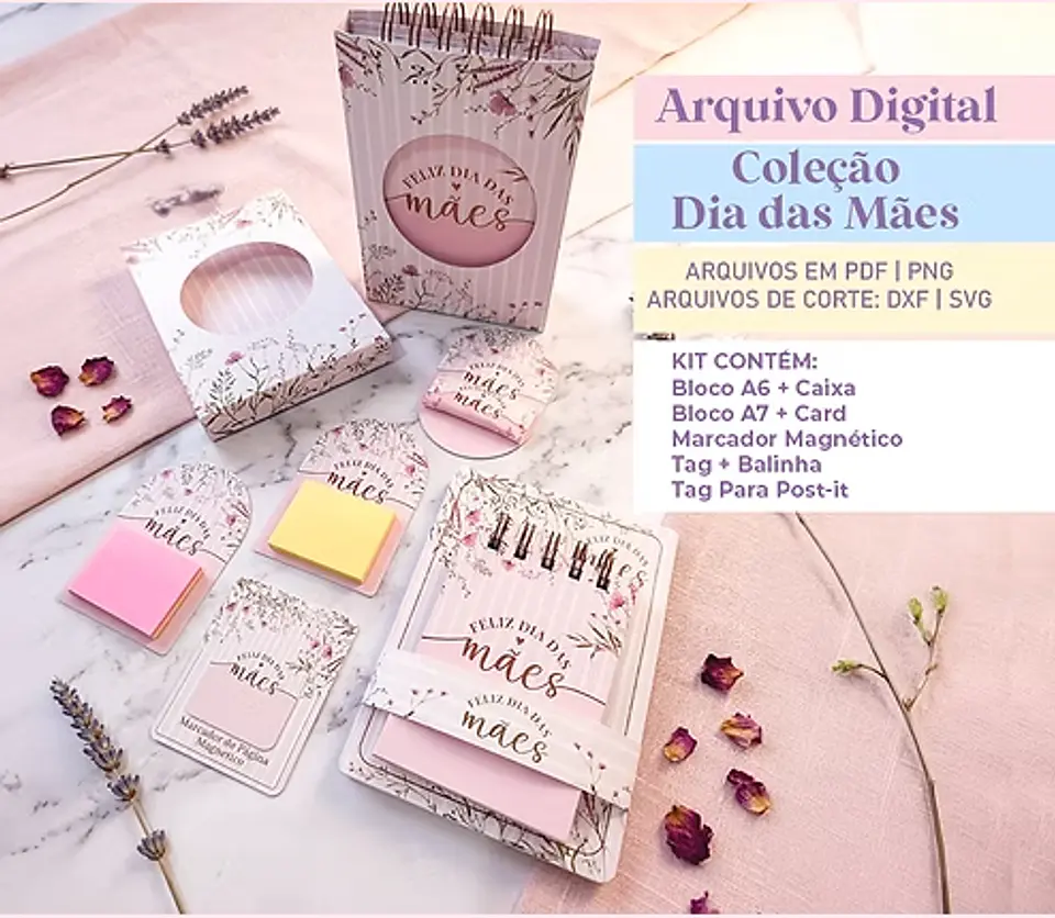 Arquivo Dia das Mães Kit Floral 1