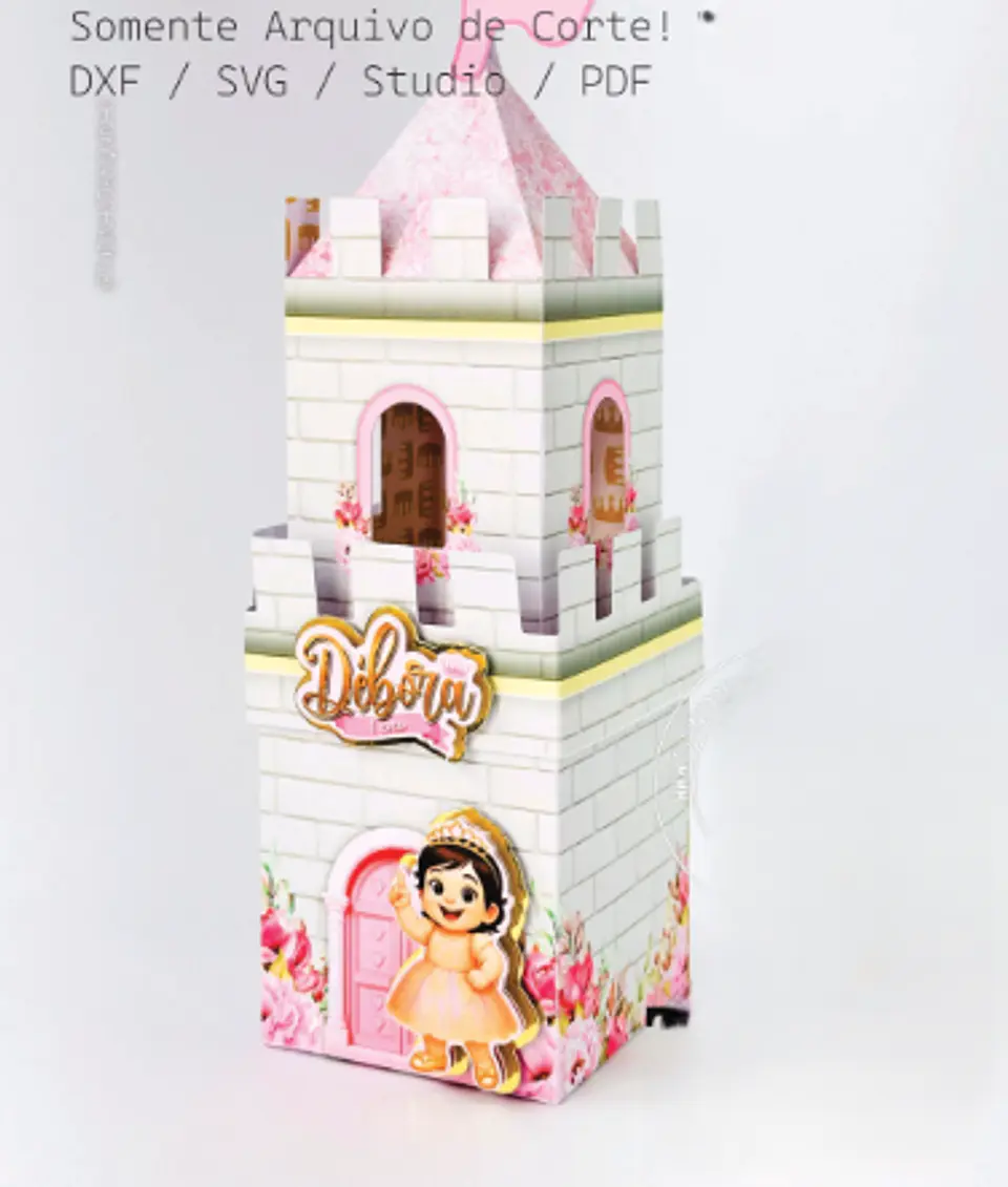 Arquivo de Corte Caixa Castelo Princesa 1