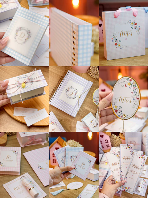 Arquivo Encadernação Dia das Mães Flores Completa 2026