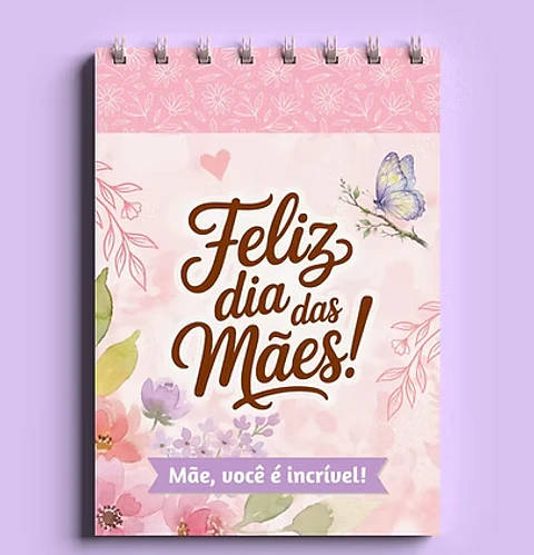 Arquivo Dia das Mães - Bloco A6 - wire-o espiral