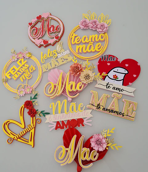 Arquivo topo de bolo dia das mães 