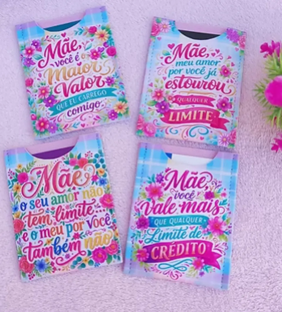 Arquivo Dia das Mães Porta Cartão Sublimação 1