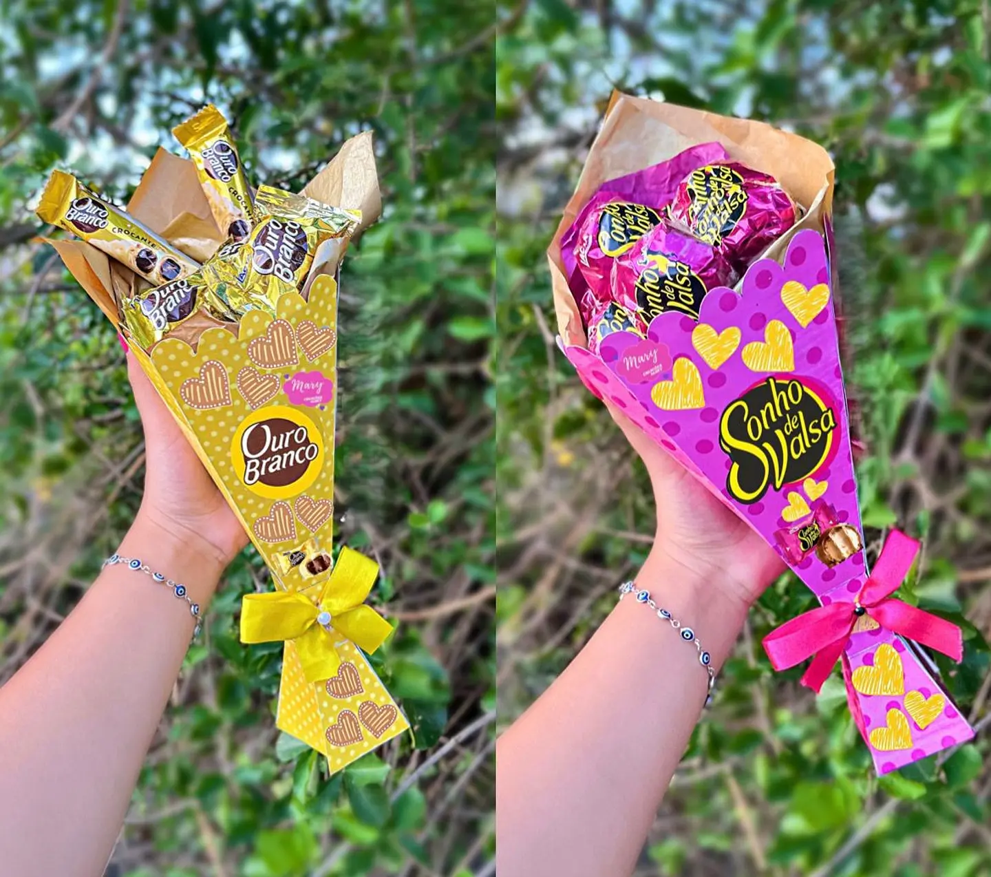 Arquivo Dia das Mães Ouro Branco e Sonho de Valsa - Buquê personalizado 1