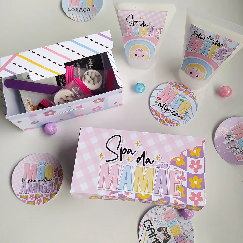 Arquivo Dia das Mães Caixinha Mimo Retangular 1