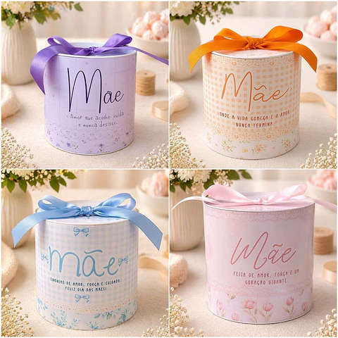 Arquivo Dia das Mães Adesivo Tubolata 3 Tamanhos