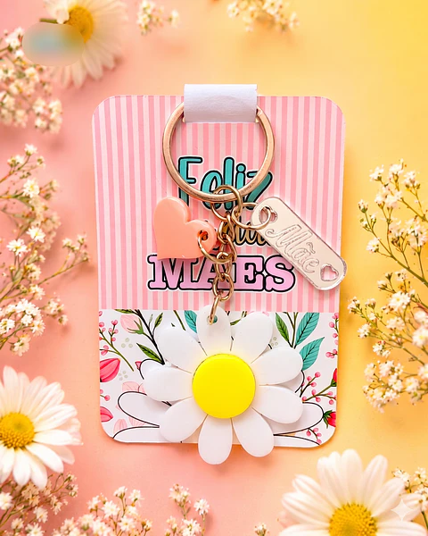 Arquivo Dia das Mães Card Chaveiro
