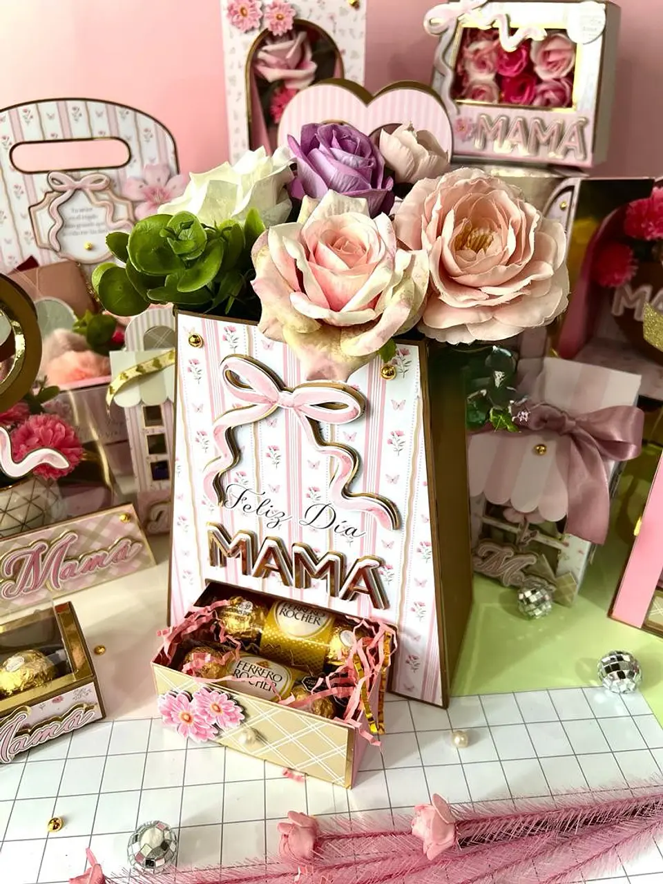 Arquivo Dia das Mães Caixa Porta Flores 1