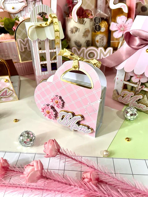 Arquivo Dia das Mães Mini Bolsa de Coração