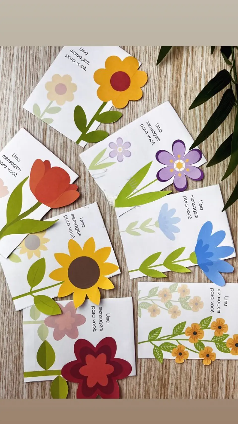 Arquivo de Corte Carta Flores 1