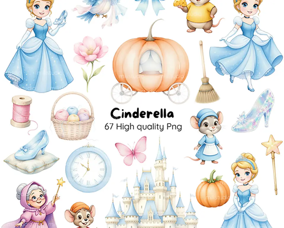 Kit Digital Cinderella 1