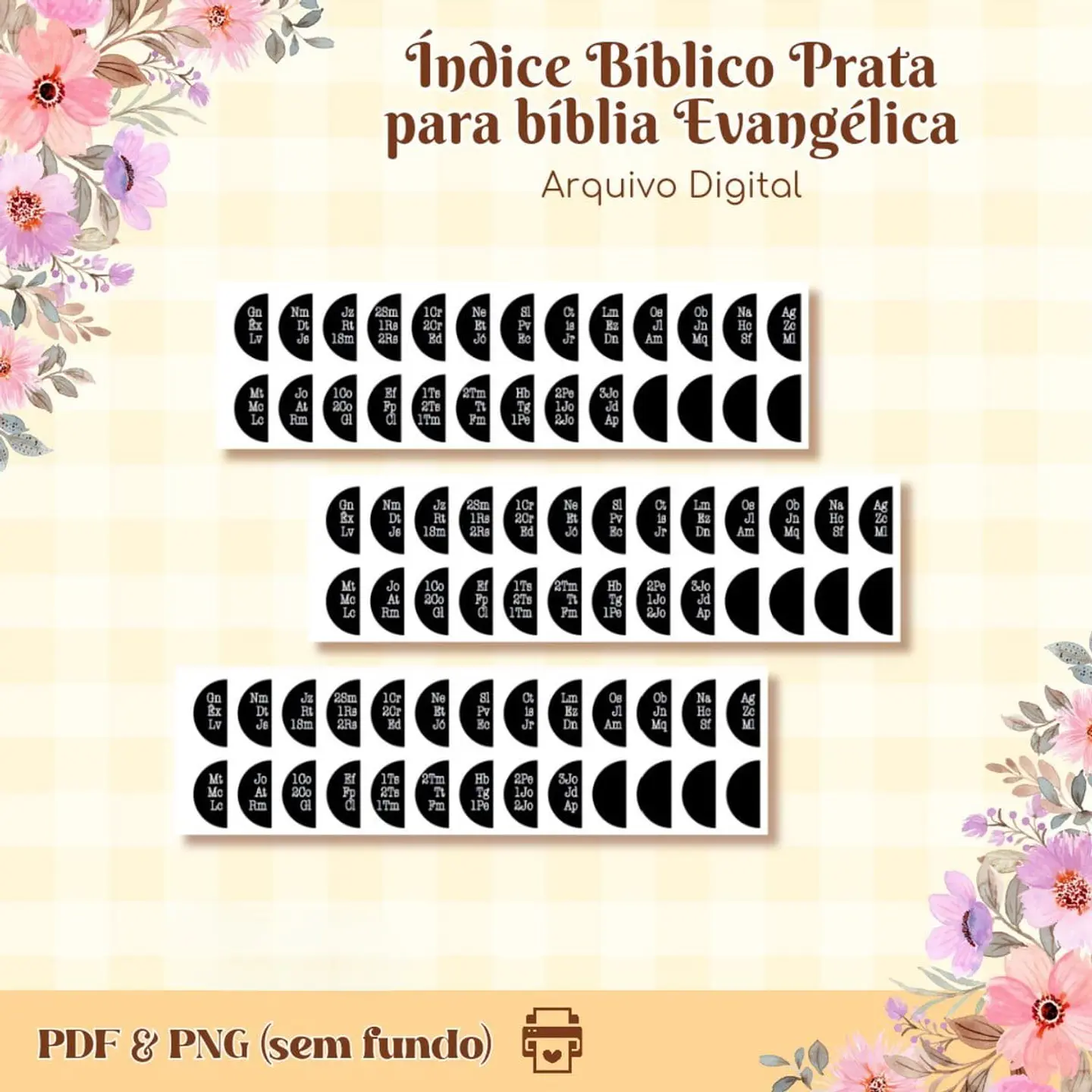 Arquivo de Corte Índice para Bíblia 1