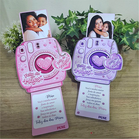 Arquivo Dia das Mães 2 Caixas Câmera com Porta Kit Kat