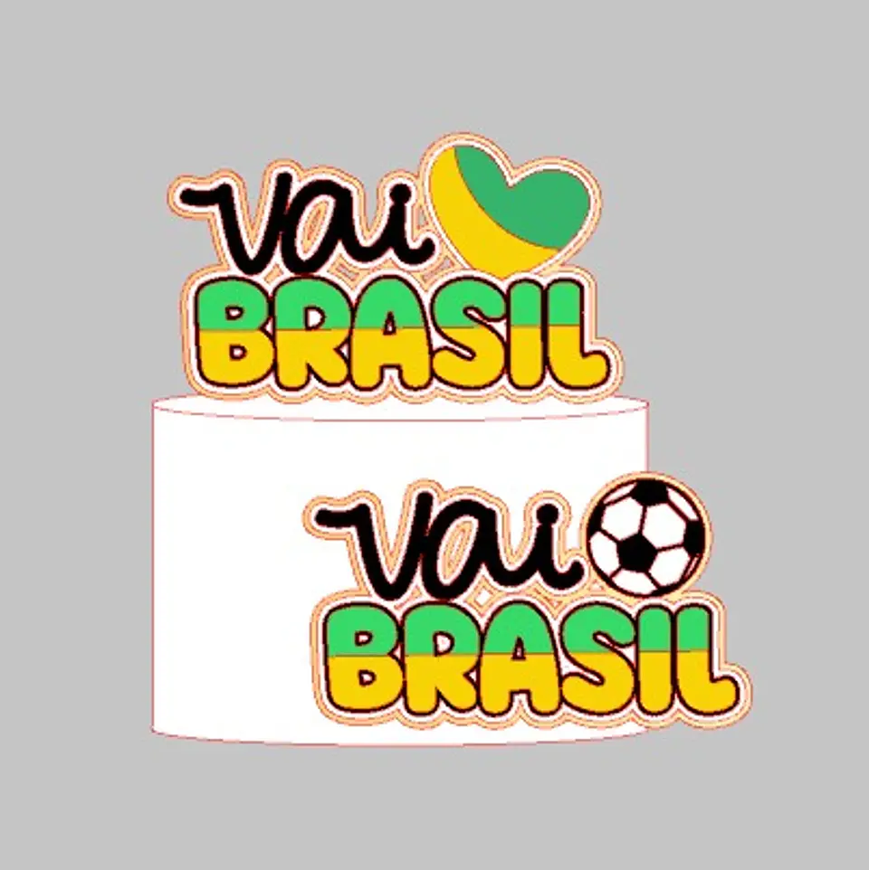 Arquivo Topo de Bolo Copa do Mundo - Vai Brasil 1