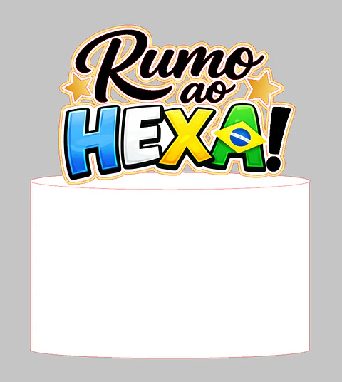 Arquivo Topo de Bolo Copa do Mundo - Rumo ao Hexa