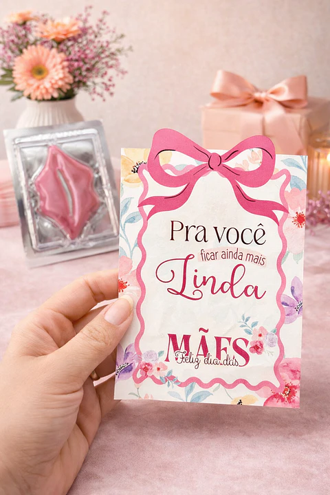 Arquivo Dia das Mães Card Para Máscara Hidratante Labial