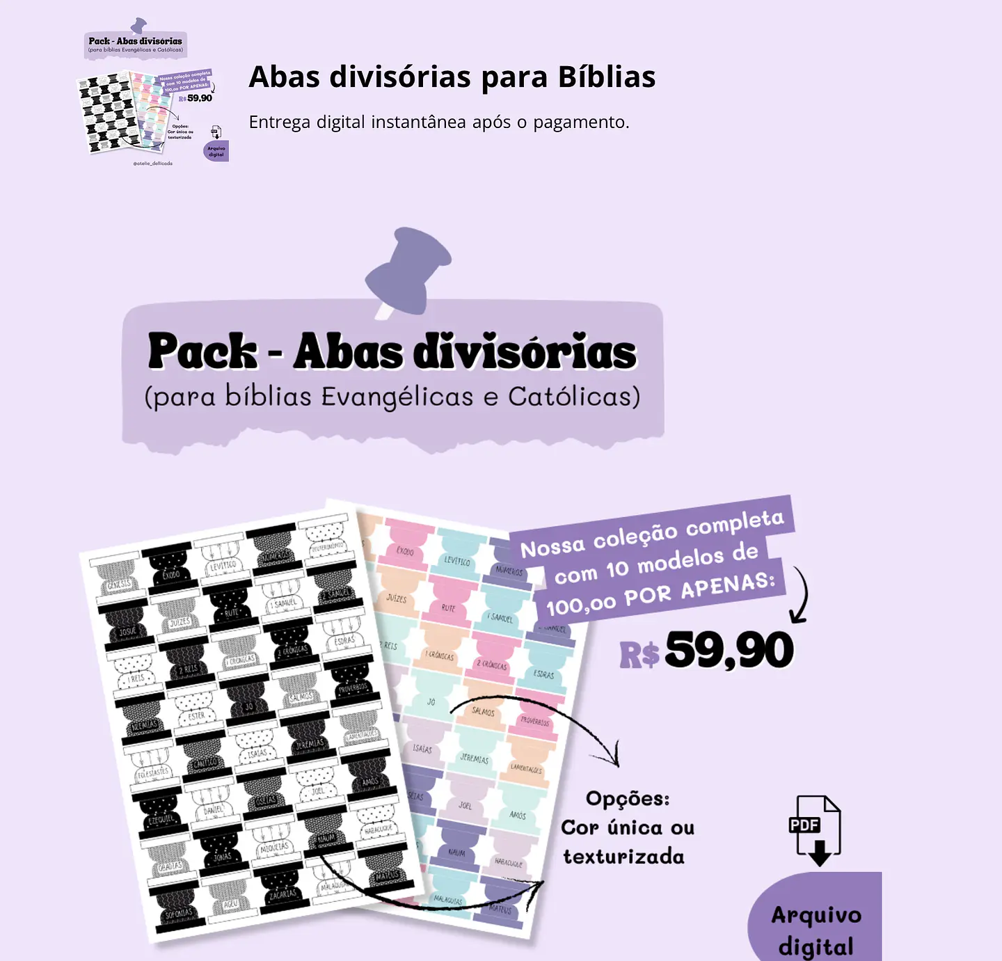 Arquivo Pack - Abas divisórias 1